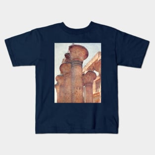 Capitals In Hypostyle Hall, Karnak in Egypt Kids T-Shirt